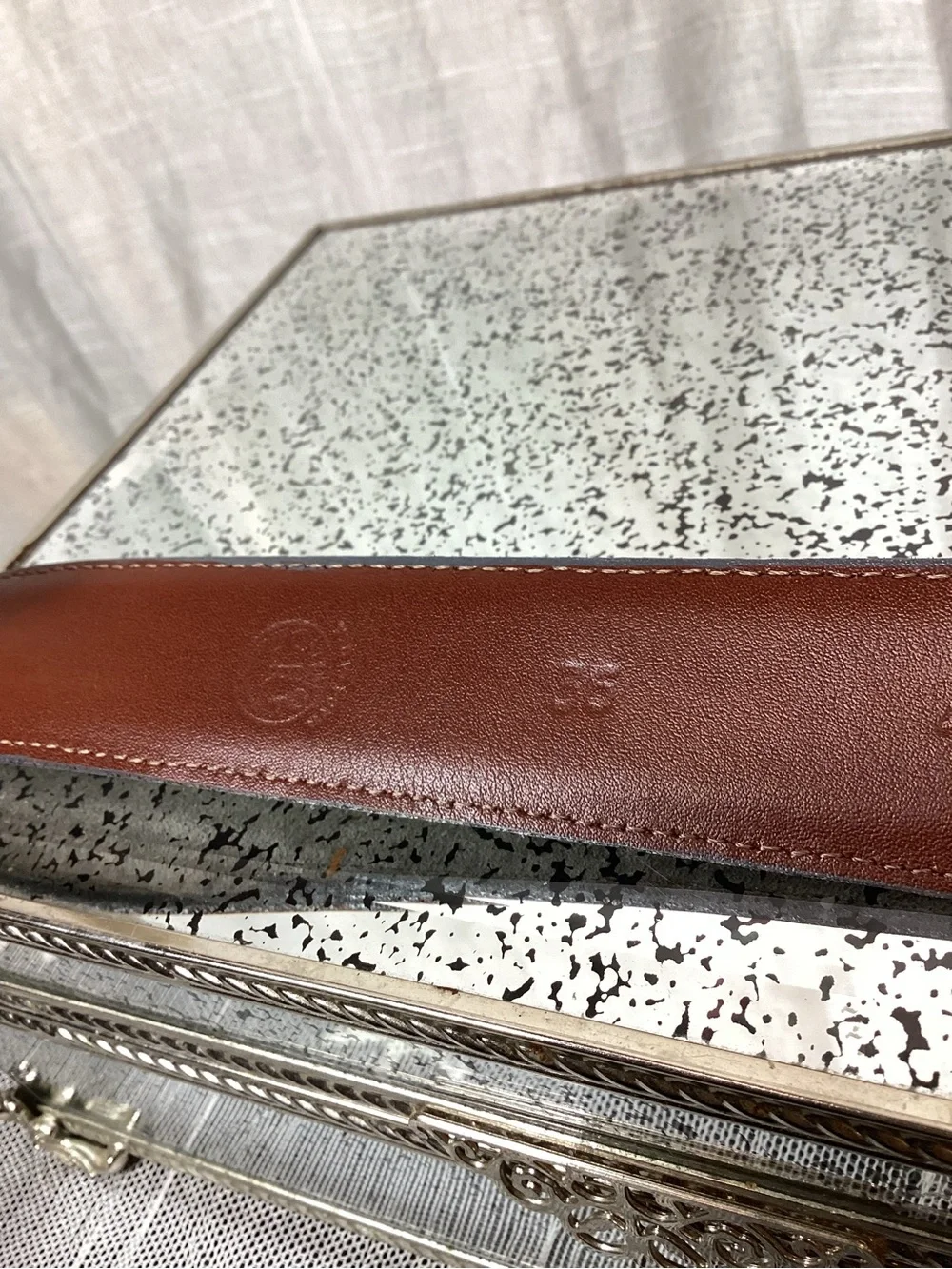 NWT Torino Leather Co. Grey Suede Men’s Belt; size: 36